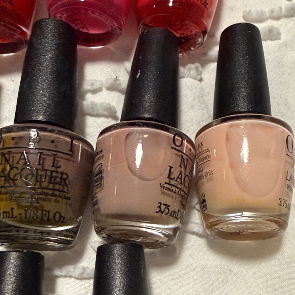 OPI Nail Polish Collection - Burgundy, Pink, Black, Nude, Silver, White - Picture 5 of 9